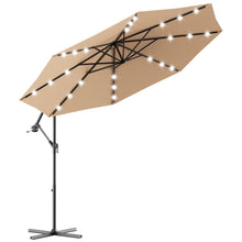 Load image into Gallery viewer, Hanging Solar LED Umbrella W/Base
