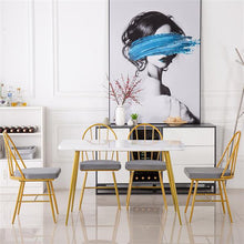 Load image into Gallery viewer, Kitchen Dining Table and 4PCS Chair Bistro Gold
