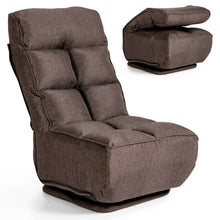 Load image into Gallery viewer, Costway Swivel Folding Floor Chair
