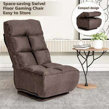 Load image into Gallery viewer, Costway Swivel Folding Floor Chair
