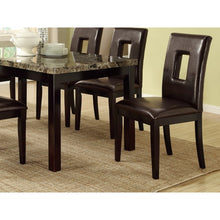Load image into Gallery viewer, 7PCS Dining Table Set with Faux Marble Top - jeaniesunusualdecor
