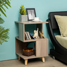 Load image into Gallery viewer, 2 Pcs Wooden Nightstand Set - jeaniesunusualdecor

