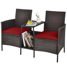 Load image into Gallery viewer, Patio Rattan Wicker Set
