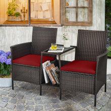 Load image into Gallery viewer, Patio Rattan Wicker Set
