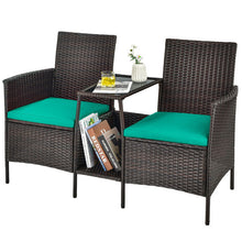 Load image into Gallery viewer, Patio Rattan Wicker Set
