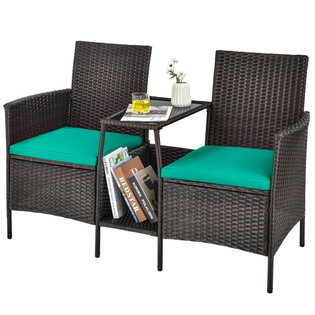 Patio Rattan Wicker Set