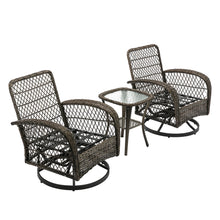 Load image into Gallery viewer, 3pcs Wicker Sun Lounger Set - jeaniesunusualdecor
