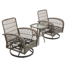 Load image into Gallery viewer, 3pcs Wicker Sun Lounger Set - jeaniesunusualdecor
