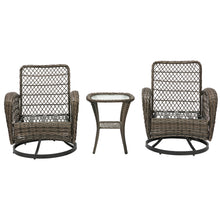 Load image into Gallery viewer, 3pcs Wicker Sun Lounger Set - jeaniesunusualdecor
