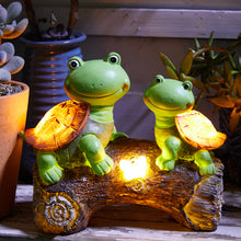 Load image into Gallery viewer, Animal Statue LED Solar Lamp - jeaniesunusualdecor
