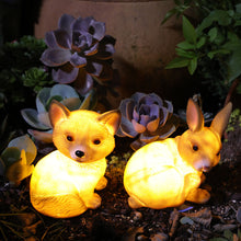 Load image into Gallery viewer, Animal Statue LED Solar Lamp - jeaniesunusualdecor
