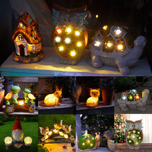 Load image into Gallery viewer, Animal Statue LED Solar Lamp - jeaniesunusualdecor
