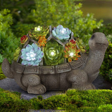 Load image into Gallery viewer, Animal Statue LED Solar Lamp - jeaniesunusualdecor
