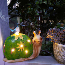 Load image into Gallery viewer, Animal Statue LED Solar Lamp - jeaniesunusualdecor
