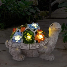 Load image into Gallery viewer, Animal Statue LED Solar Lamp - jeaniesunusualdecor
