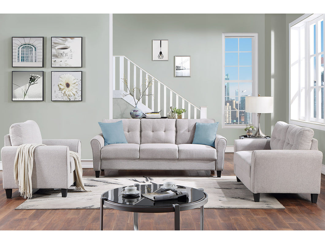 Living Room Sofa Set Linen