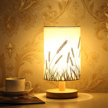 Load image into Gallery viewer, Linen Table Lamp Night Light Touch Control
