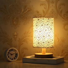 Load image into Gallery viewer, Linen Table Lamp Night Light Touch Control
