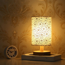 Load image into Gallery viewer, Linen Table Lamp Night Light Touch Control
