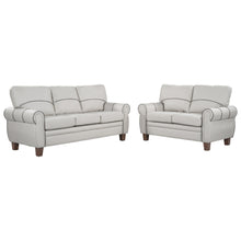 Load image into Gallery viewer, Mid-Century PU Leather Sofa Set
