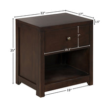 Load image into Gallery viewer, 1 Drawer Solid Wood Nightstand Sofa End Table - jeaniesunusualdecor
