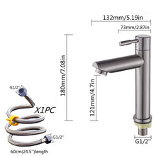 Load image into Gallery viewer, 304 Stainless Steel Single; Faucet Rust And Corrosion Resistance
